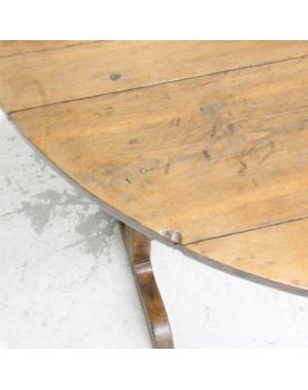 Table de Vigneron Pliante en Chêne XVIIIe Siècle