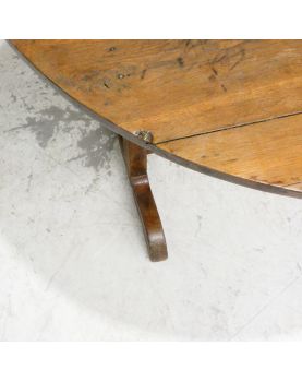 Table de Vigneron Pliante en Chêne XVIIIe Siècle