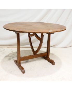 Table de Vigneron Pliante en Chêne XVIIIe Siècle