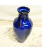 Large Blue Vase with 2 Handles