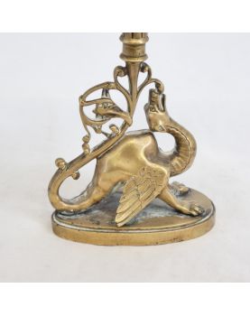 Petit Bougeoir Décor au Dragon