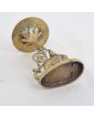 Small Candle Holder with Dragon Decor