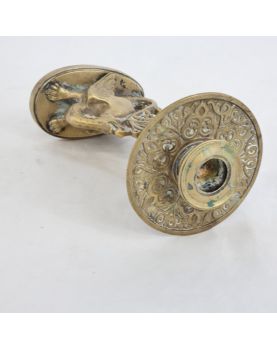 Small Candle Holder with Dragon Decor