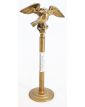 Small Brass Bird on a Golden Column