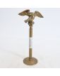 Small Brass Bird on a Golden Column