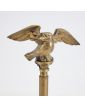 Small Brass Bird on a Golden Column