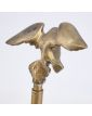 Small Brass Bird on a Golden Column
