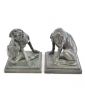 Pair of Small Bronze Dog Figures Signed C.VALTON