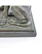 Pair of Small Bronze Dog Figures Signed C.VALTON
