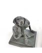 Pair of Small Bronze Dog Figures Signed C.VALTON