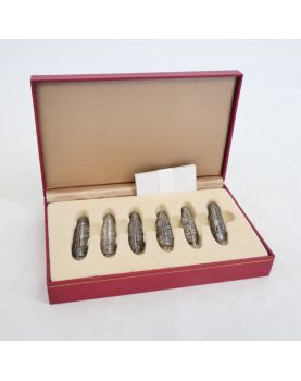 Petit Coffret de 6 Portes Menus Plumes