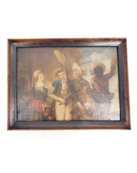 Huile sur Toile Décor au Troubadour