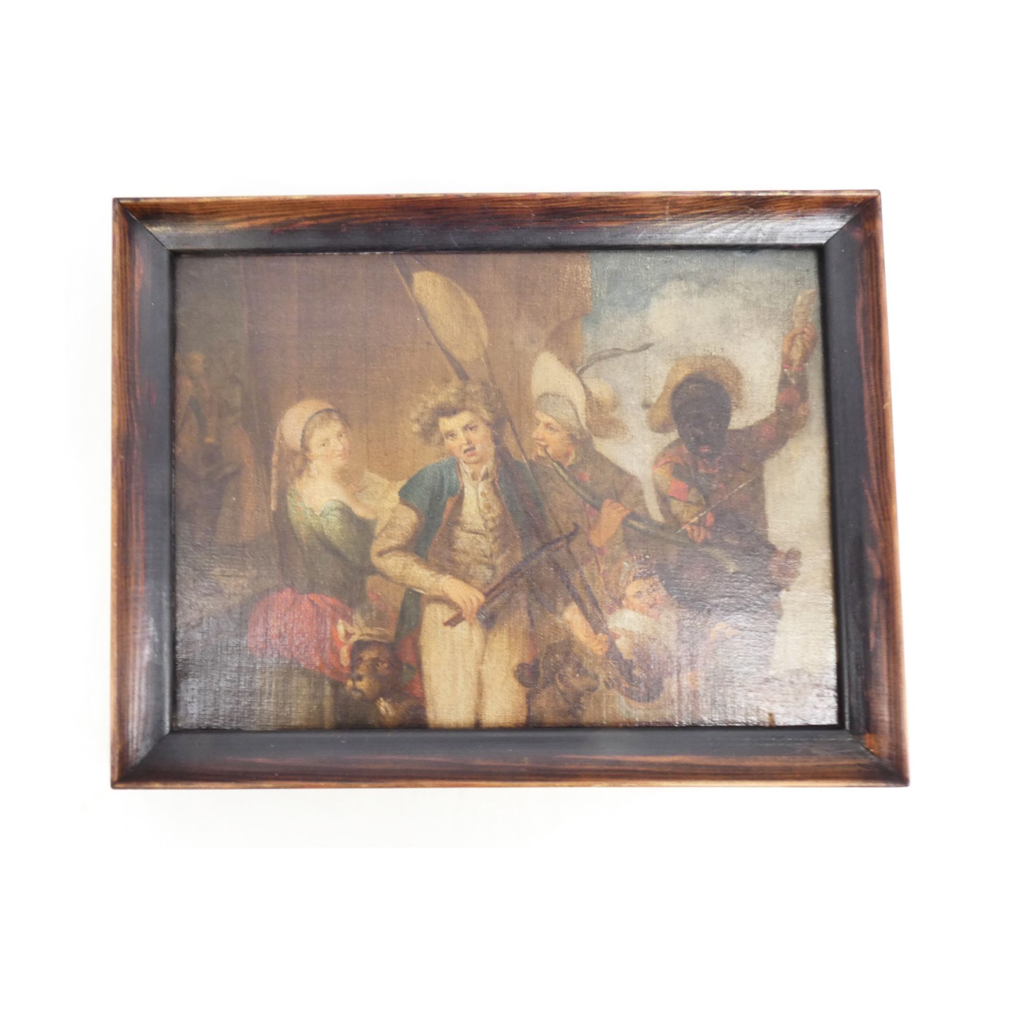 Oil on canvas Troubadour decor Oil on canvas Troubadour decor