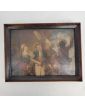 Oil on canvas Troubadour decor