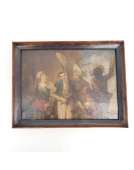 Huile sur Toile Décor au Troubadour