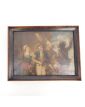 Oil on canvas Troubadour decor