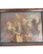 Oil on canvas Troubadour decor