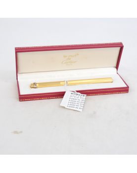 Stylo Plume Cartier Plaqué Or
