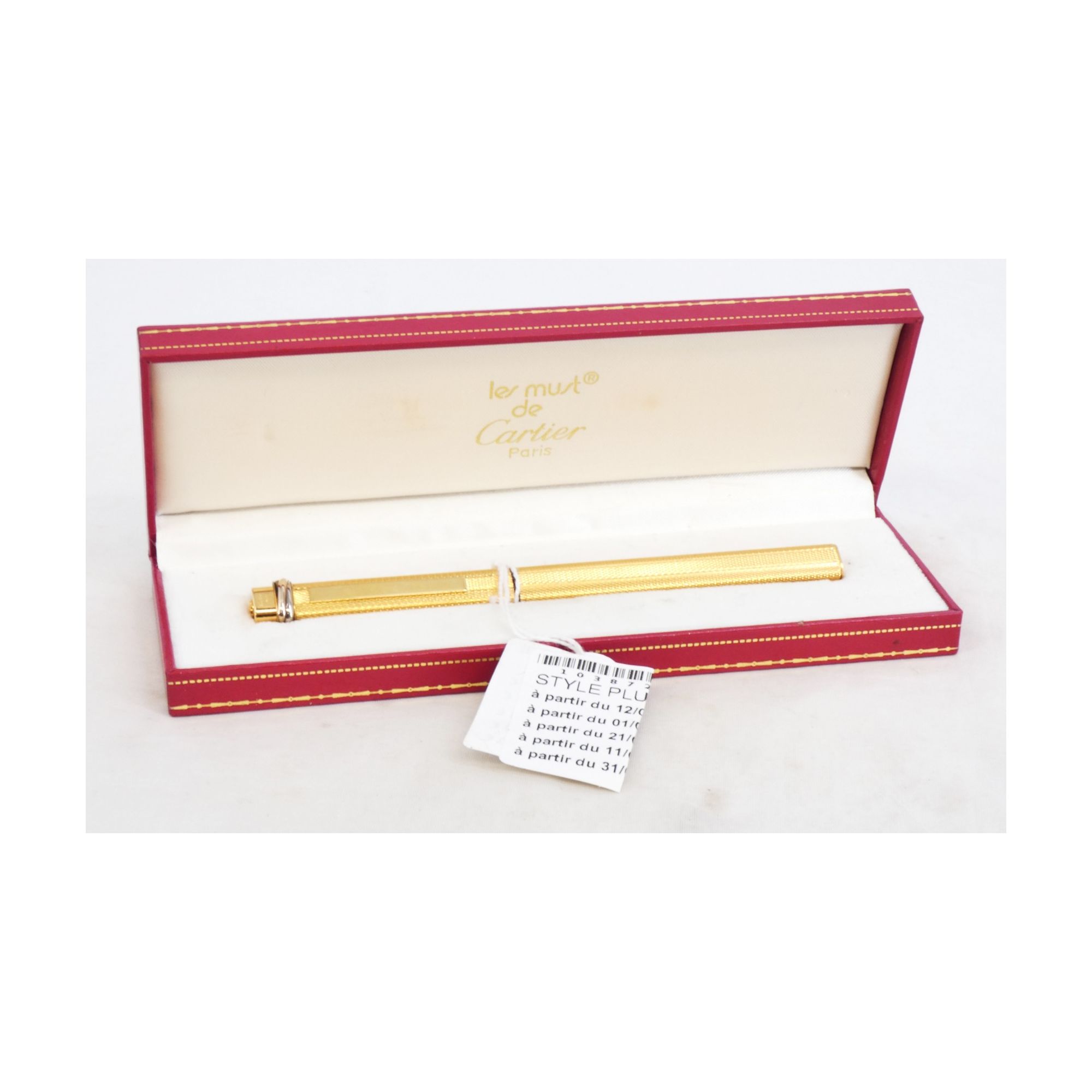 Stylo Plume Cartier Plaqué Or Stylo Plume Cartier Plaqué Or