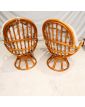 Pair of Rattan Armchairs