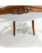 Fauteuil Relooké Moumoute Blanche