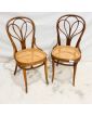 Pair of Bistro Chairs with Cane Seats