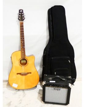 Guitare PRIMAVERA avec Amplificateur et Pochette