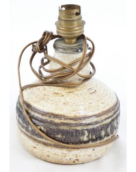 Petit Pied de Lampe en Céramique Attribué à GIRAUD Vallauris