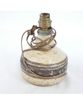Petit Pied de Lampe en Céramique Attribué à GIRAUD Vallauris