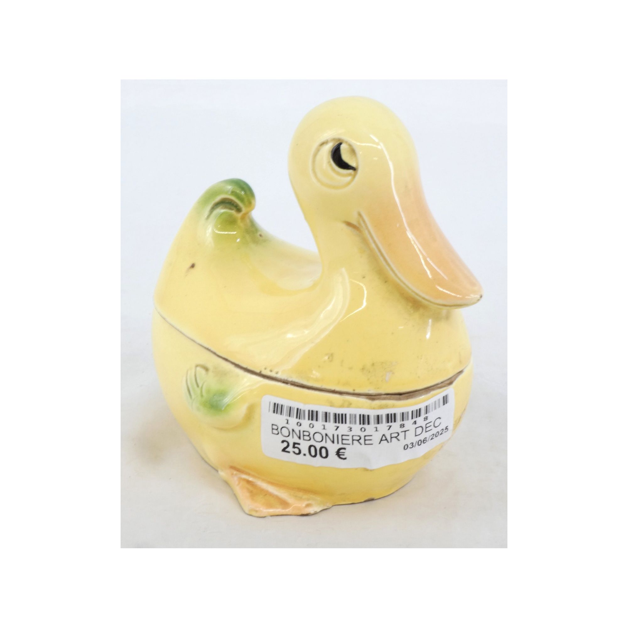 Petite Bonbonnière Art Déco Canard Petite Bonbonnière Art Déco Canard