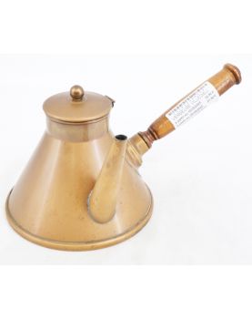 VILLEDIEU Copper Jug with Wooden Handle