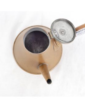 VILLEDIEU Copper Jug with Wooden Handle