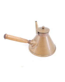 VILLEDIEU Copper Jug with Wooden Handle