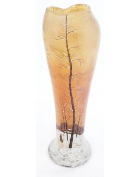 Large Vase 1900 Attributed to LEGRAS