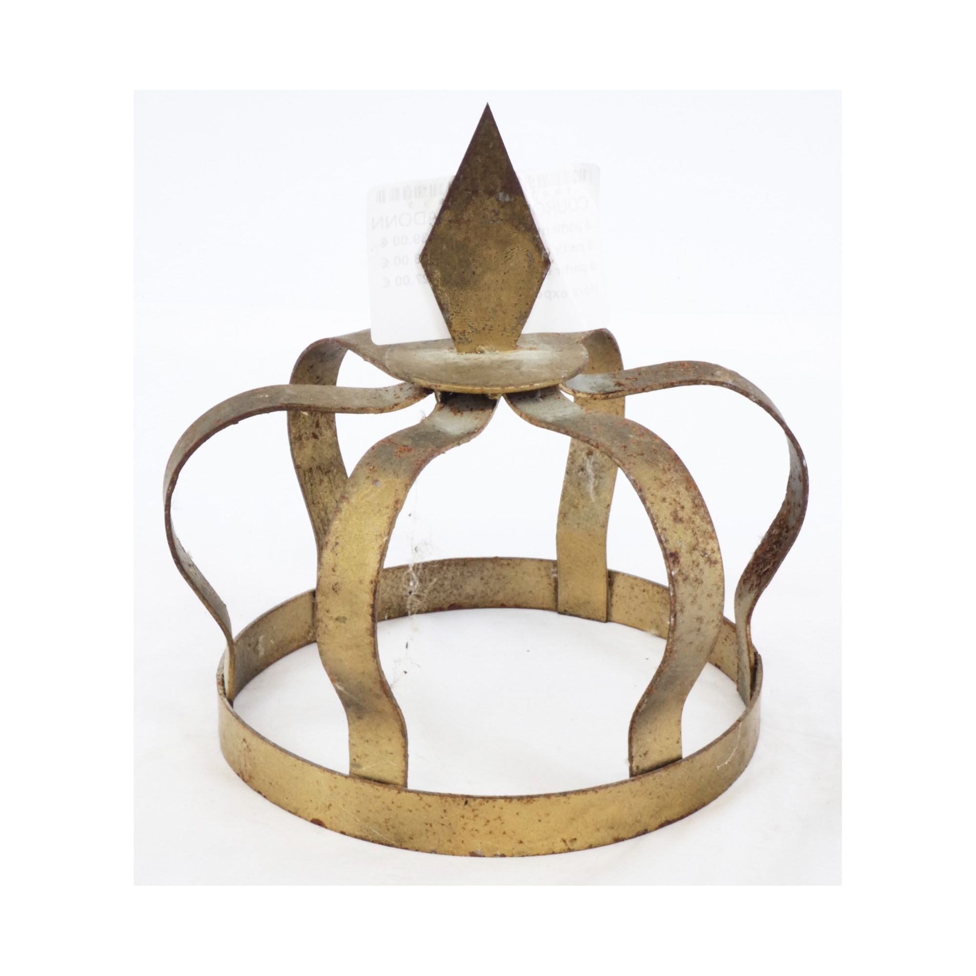 Couronne de Madonne en Fer Doré XIXe Siècle Couronne de Madonne en Fer Doré XIXe Siècle