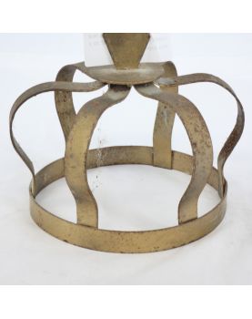 Couronne de Madonne en Fer Doré XIXe Siècle