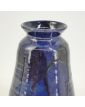 Blue Glazed Art Ceramic Vase Signed Thomas BUXO 1960