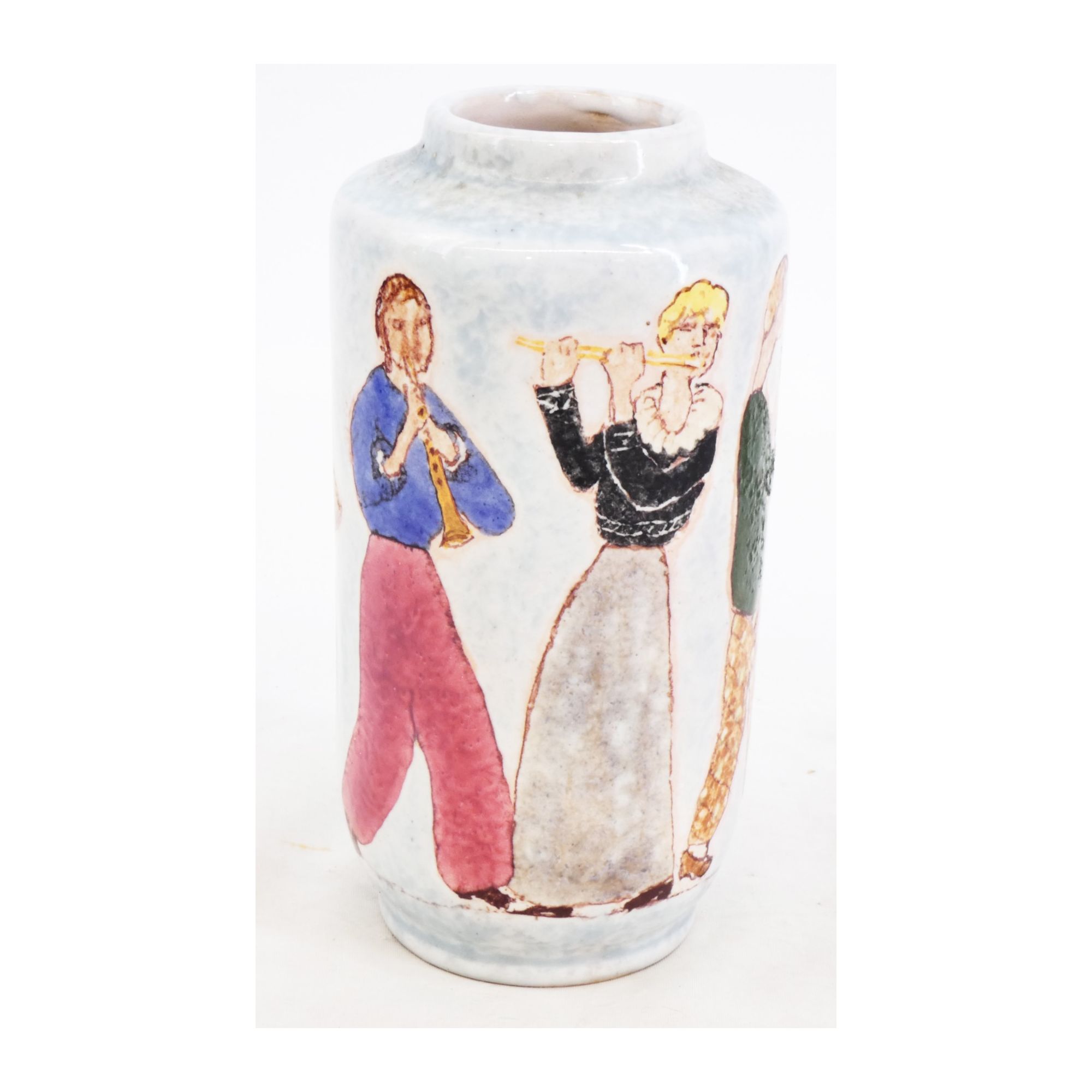 Vase Saltimbanques Années 50 Signé Vase Saltimbanques Années 50 Signé