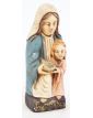 Small Subject Virgin and Child in Polychrome Stone
