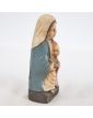 Petit Sujet Vierge à l’Enfant en Pierre Polychrome