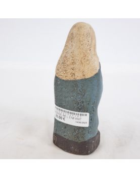 Petit Sujet Vierge à l’Enfant en Pierre Polychrome