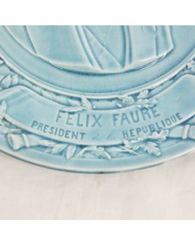 Assiette Felix FAURE Ancien Président de la République