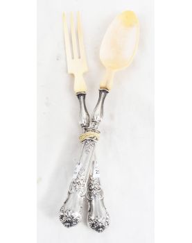 Silver Plated Salad Servers