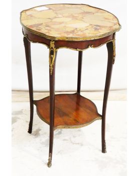 Guéridon Style Louis XV Dessus en Marbre