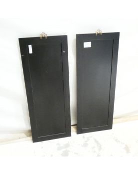 Paire de Panneaux en Bois Laqué