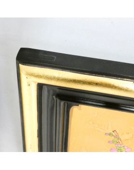 Paire de Panneaux en Bois Laqué