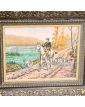 Oil on Panel Hunting and Fishing Decor Signed DEVECCHI