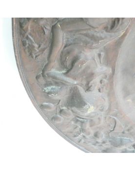 Large Round Repulsed Copper Panel