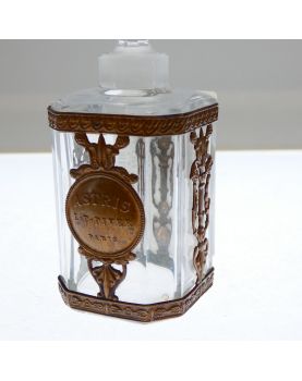 Petit Flacon en Cristal et Laiton ASTRIS