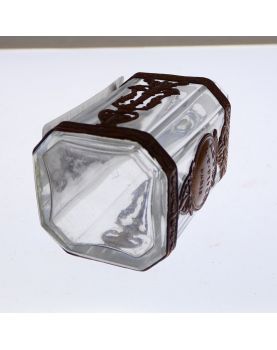 Small Crystal and Brass Bottle ASTRIS